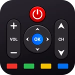 universal tvs remote control android application logo